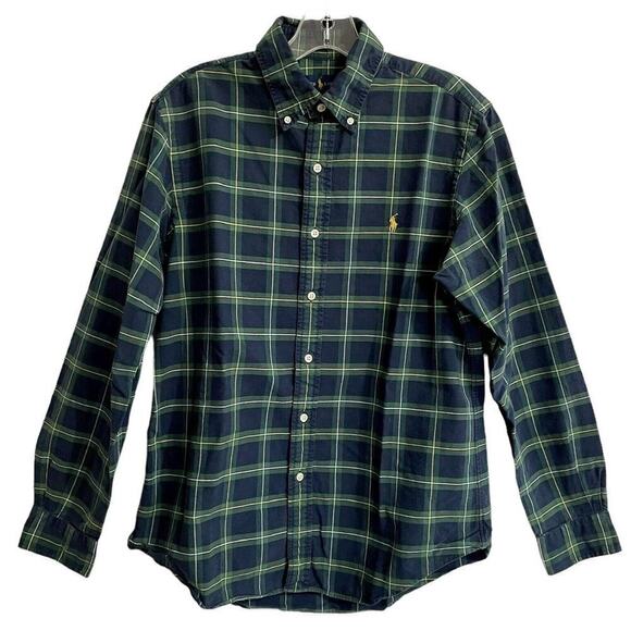 Ralph Lauren Classic Fit Button Down Shirt Long Sleeve Size Medium Men G… - Picture 1 of 7